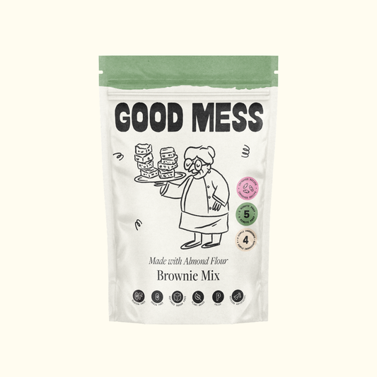 good mess brownie mix gluten free grain free healthy refined sugar free gluten free