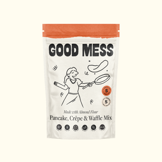 Good Mess Pancake, Crèpe & Waffle Mix gluten free grain free healthy refined sugar free healthy